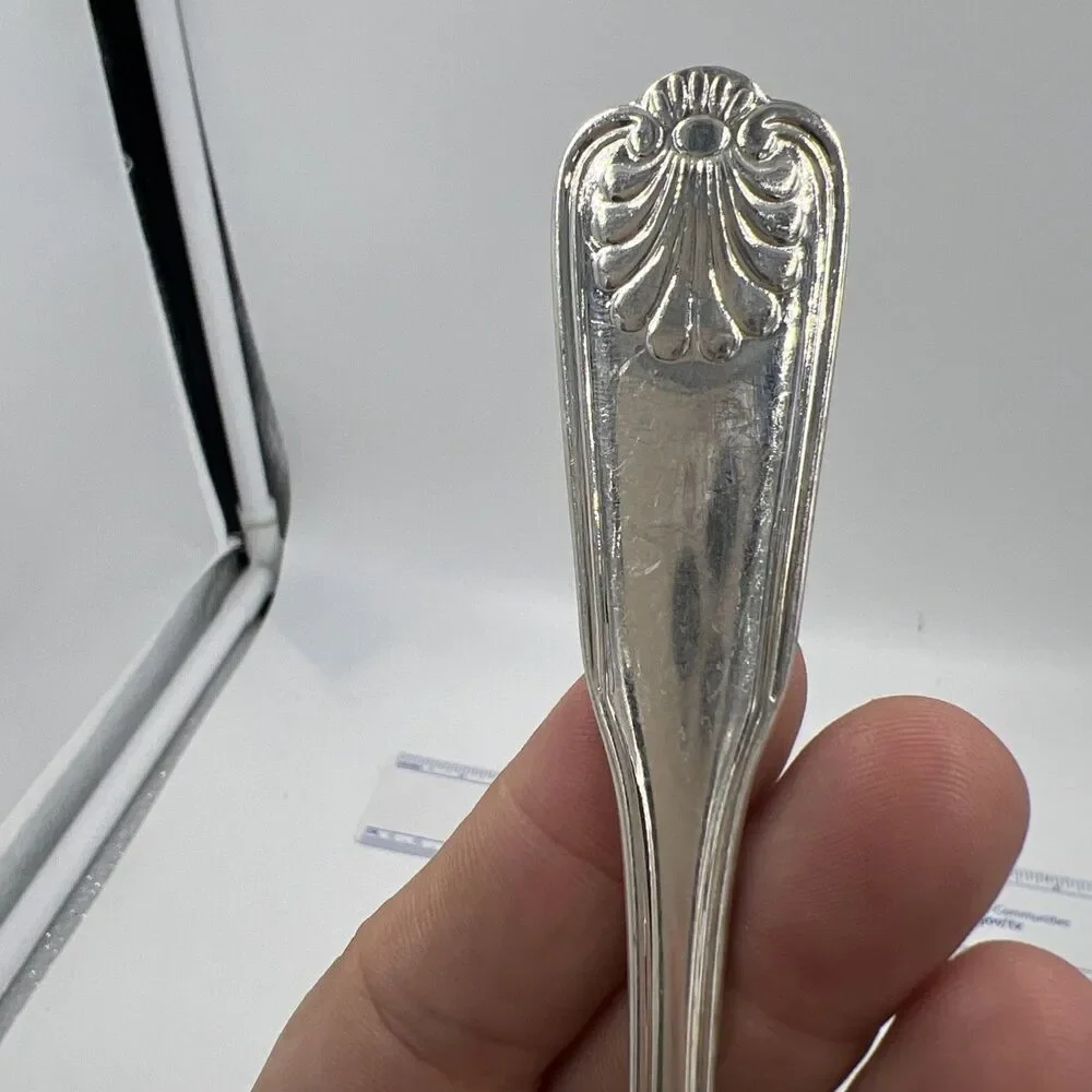 International Silver-plate Korea Soup Table Spoon Royal Shell / Shell Tip